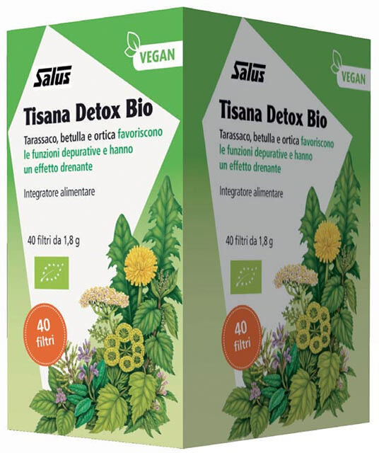 Salus Haus Detox Bio Tisana 40 Filtri 72 Grammi