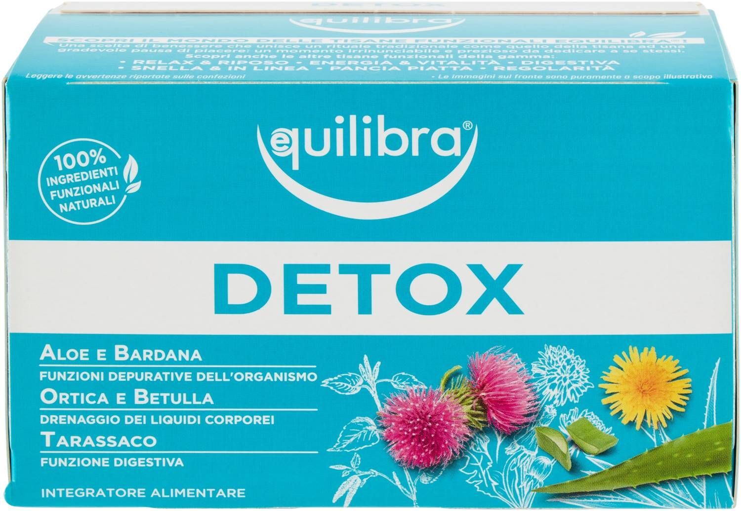 Equilibra Tisana Detox 15 Filtri