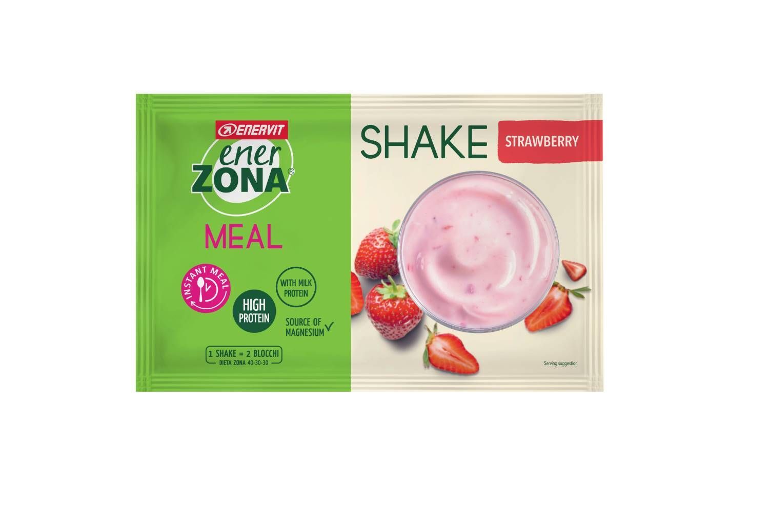 Enervit Enerzona Instant Meal Shake Fragola Yogurt 50g