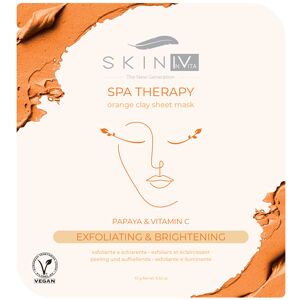 Skin Iv Maschera Viso Argilla Arancione Esfoliante E Schiarente 15g