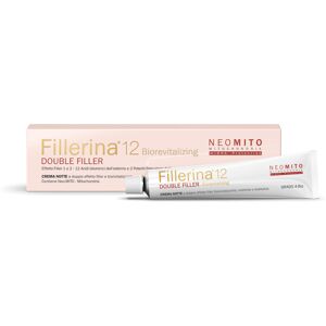 Fillerina 12 Double Filler Neo Mito Biorevitalizing Crema Notte Grado 4 50ml