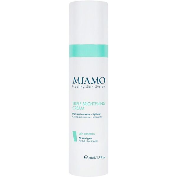 miamo triple brightening cream crema anti macchie schiarente 50ml