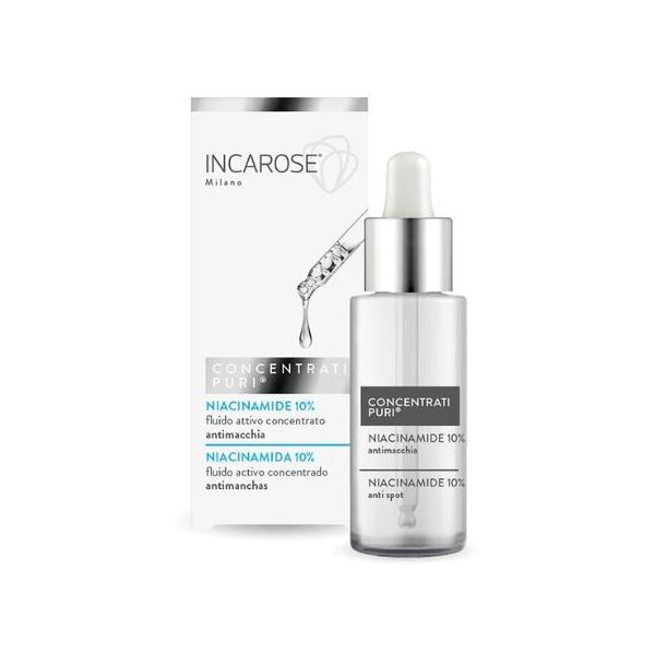 incarose concentrati puri fluido niacinamide antimacchie viso 15ml