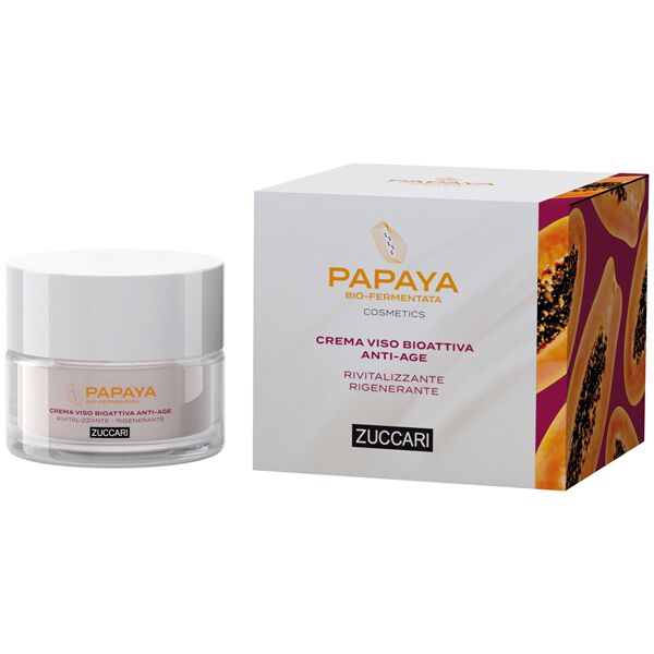 zuccari papaya cosmetics crema anti-age bioattiva rivitalizzante rigenerante 50ml