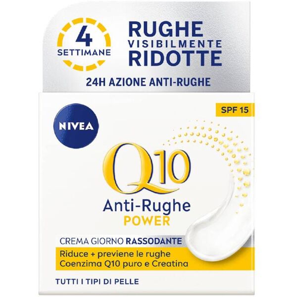 nivea q10 power antirughe crema giorno rassodante spf15 50ml