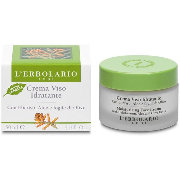 l'erbolario crema viso idratante all'aloe 50ml