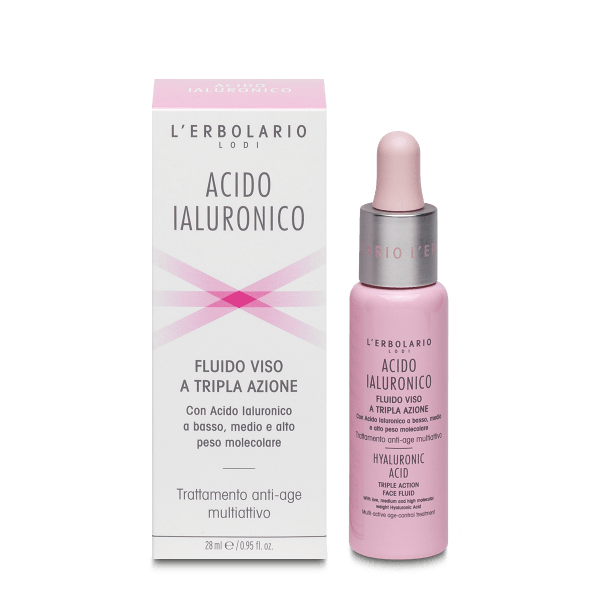 l'erbolario fluido viso acido ialuronico tripla azione 28ml