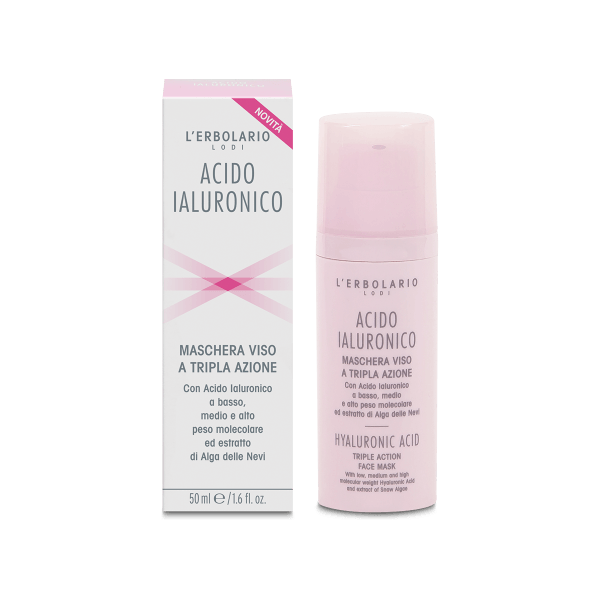 l'erbolario maschera viso acido ialuronico 50ml