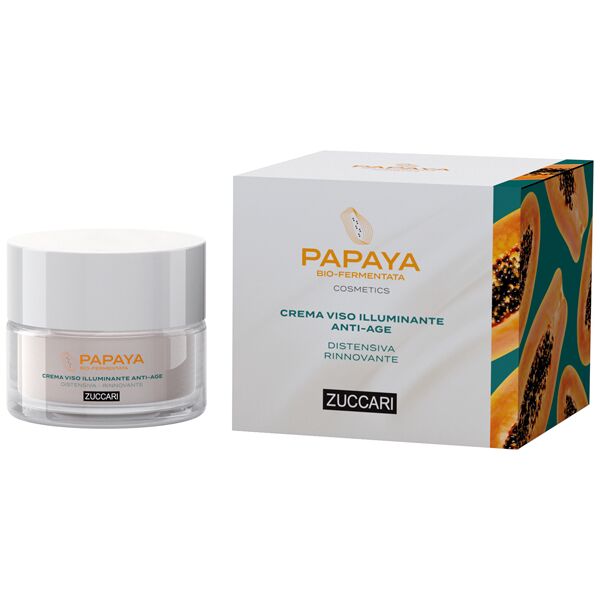 zuccari papaya cosmetics crema anti-age illuminante distensiva rinnovante 50ml