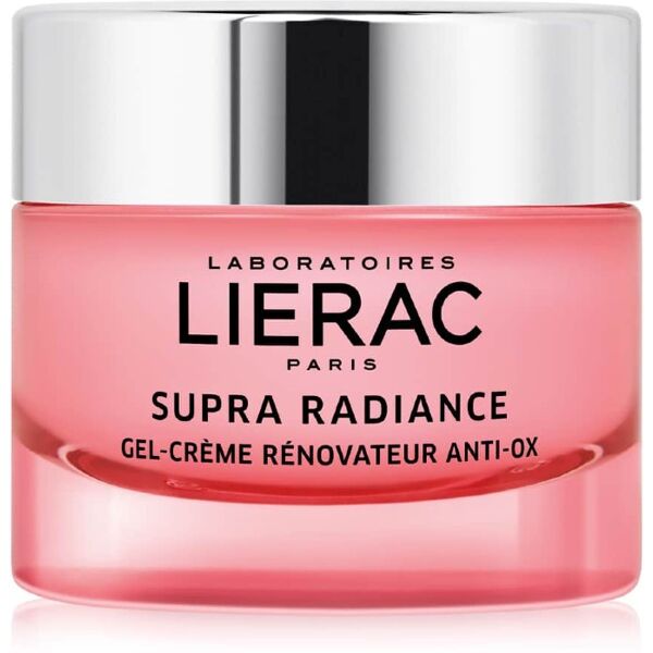 lierac supra radiance gel crema viso antietà antiossidante pelle normale e mista 50ml