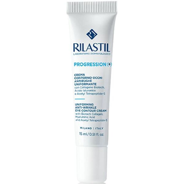 rilastil progression crema contorno occhi antirughe uniformante 15ml