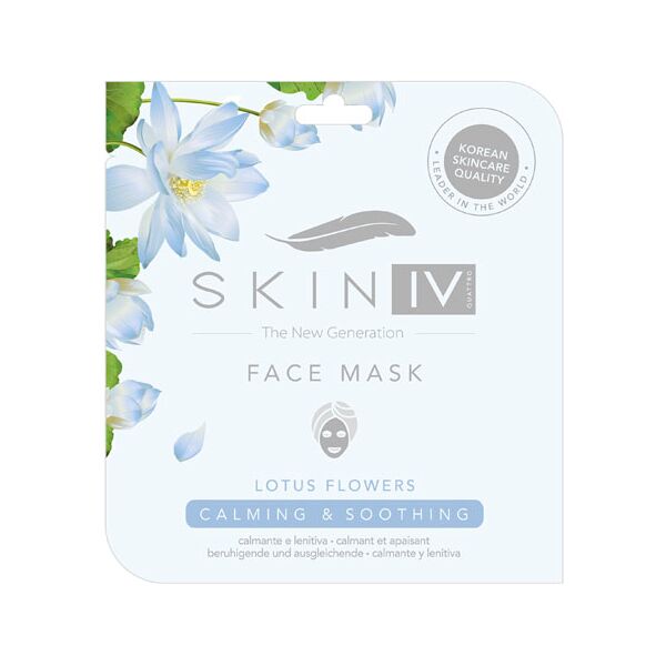 skin iv maschera viso calmante e lenitiva fiori di loto 25ml