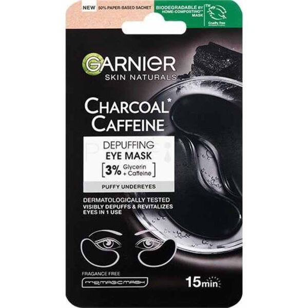 garnier patch occhi charcoal 2 pezzi