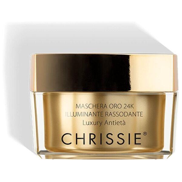 chrissie maschera oro 24k gel rassodante e illuminante 50ml