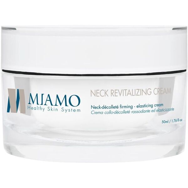 miamo neck revitalizing cream crema collo e décolleté rassodante ed elasticizzante 50ml