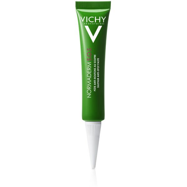 vichy normaderm pasta anti-brufoli allo zolfo secca i brufoli 20ml