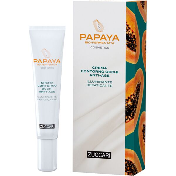 zuccari papaya cosmetics crema contorno occhi anti-age illuminante defaticante 18ml