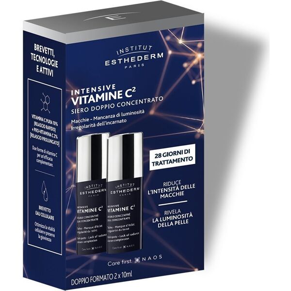 institut esthederm intensive vitamine c siero doppio concentrato antimacchia 2x10ml