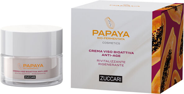 zuccari papaya cosmetics crema anti-age bioattiva rivitalizzante rigenerante 50ml