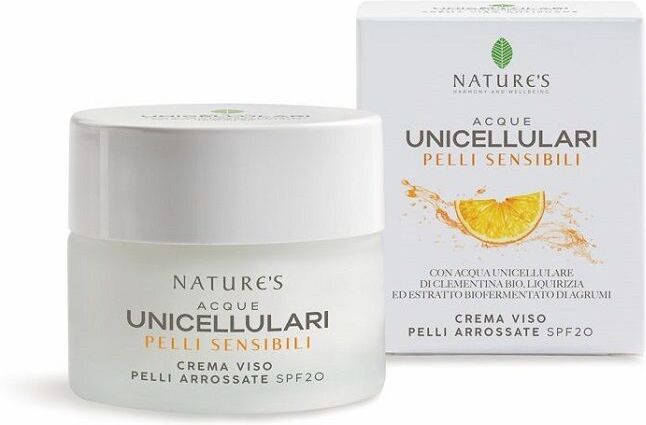 nature's acque unicellulari crema viso pelli arrossate 50ml