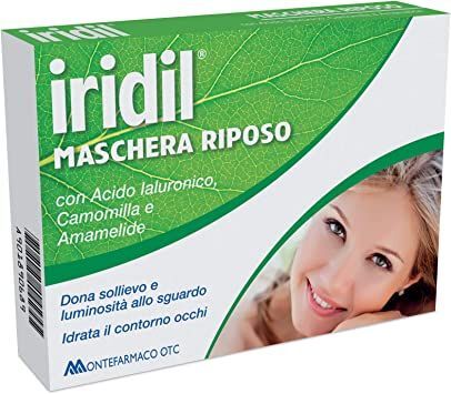 iridina iridil maschera riposo occhi acido ialuronico 1 pezzo