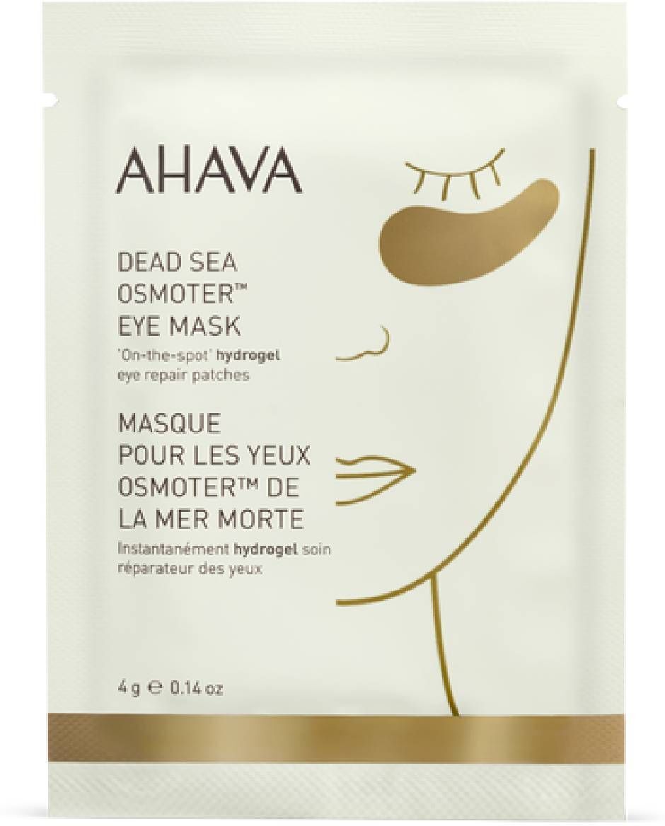 ahava dead sea osmoter eye mask 6 pezzi