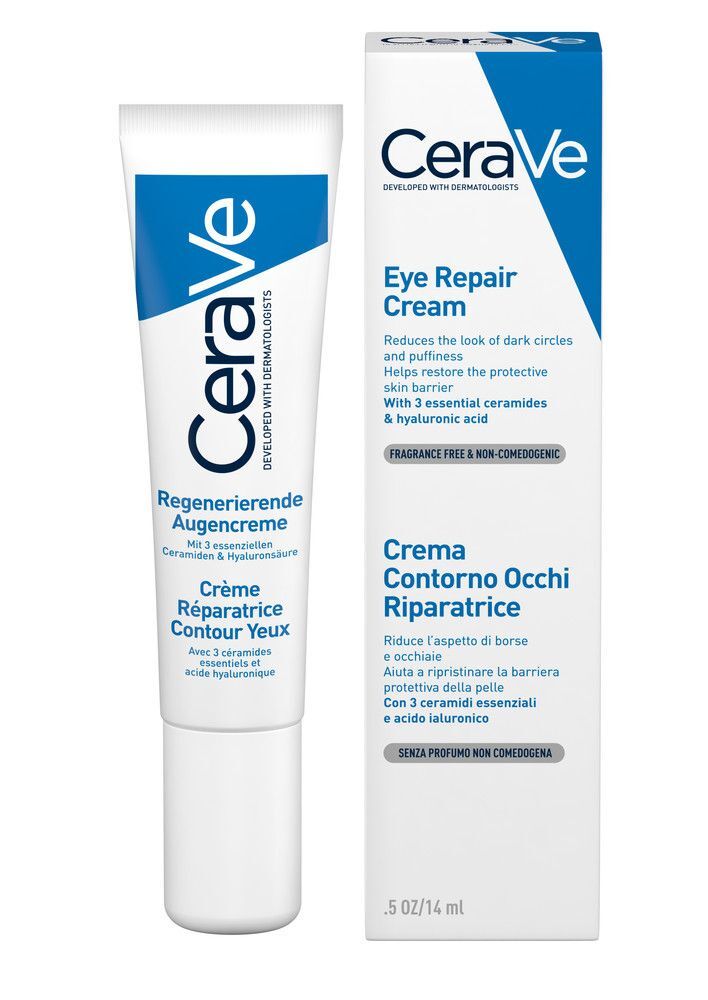 cerave crema contorno occhi riparatrice con acido ialuronico 15ml