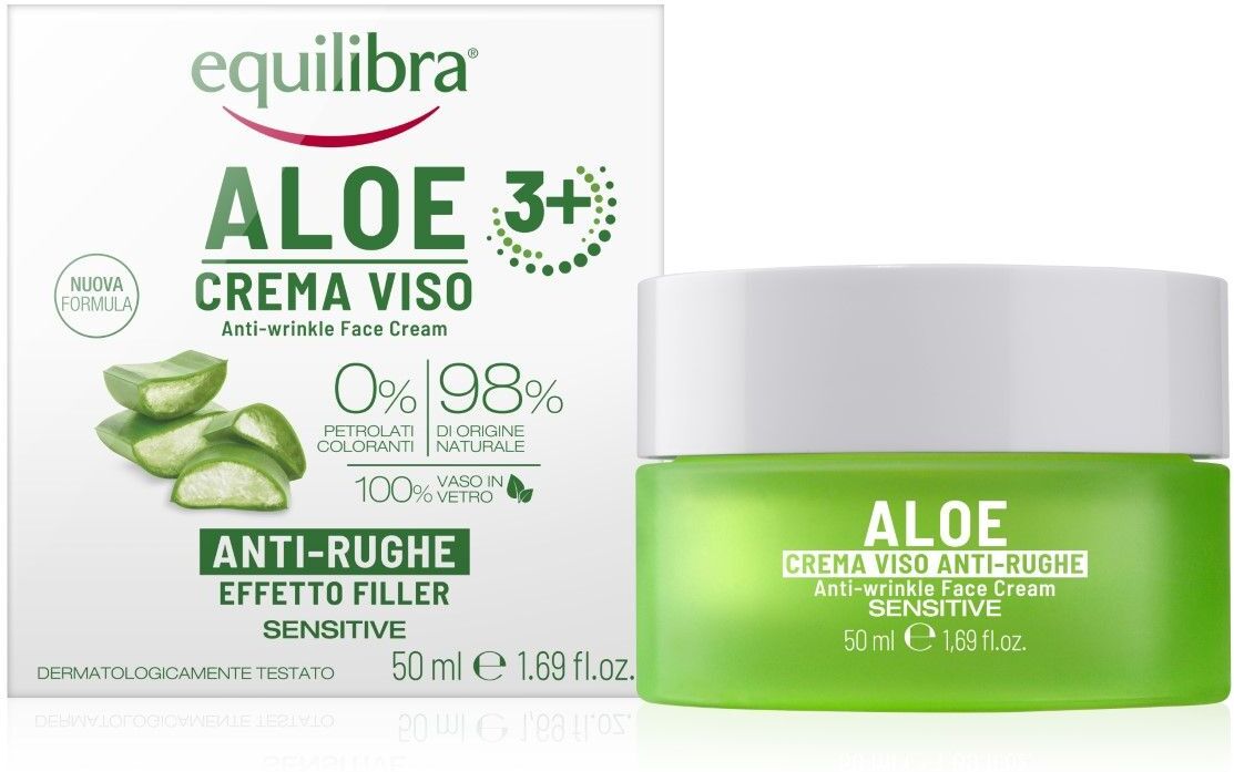 equilibra aloe cr viso anti-rughe effetto filler 50ml