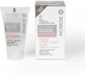 incarose fluido classic plus idratante antietà viso 15ml