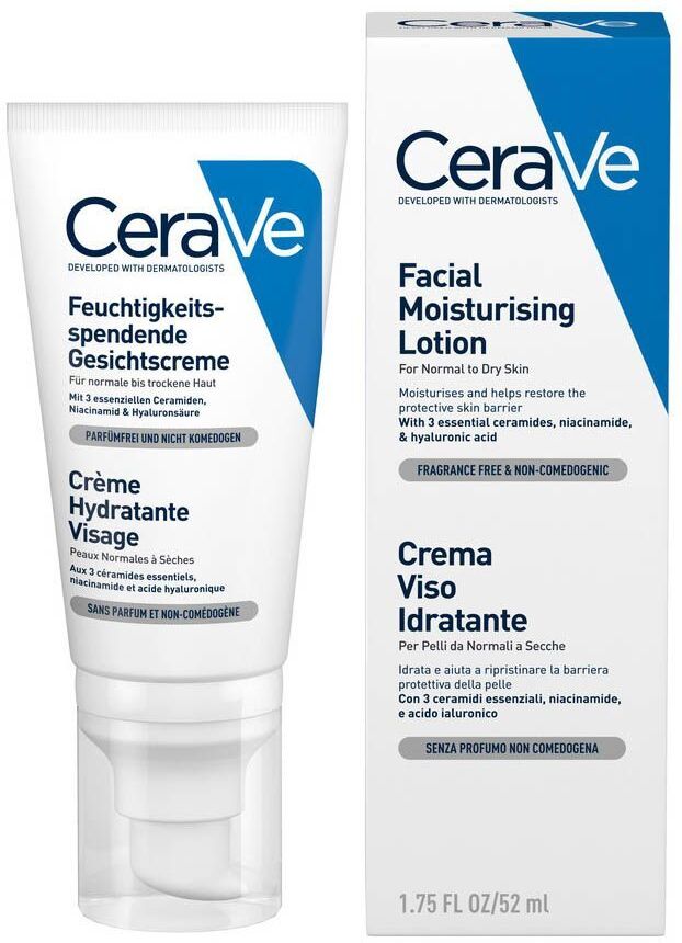 cerave crema viso idratante con acido ialuronico 50ml