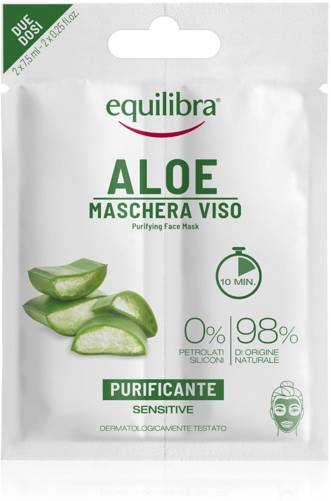 equilibra aloe maschera viso purificante 7,5ml