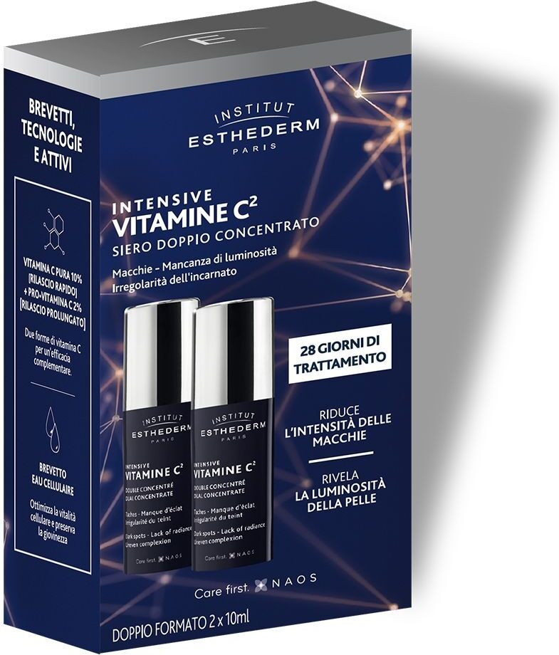 institut esthederm intensive vitamine c siero doppio concentrato antimacchia 2x10ml