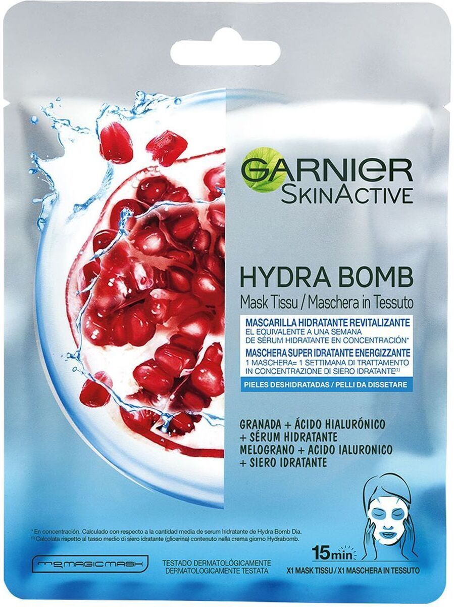 Garnier Hydrabomb Maschera Blu Idratante Viso 35g