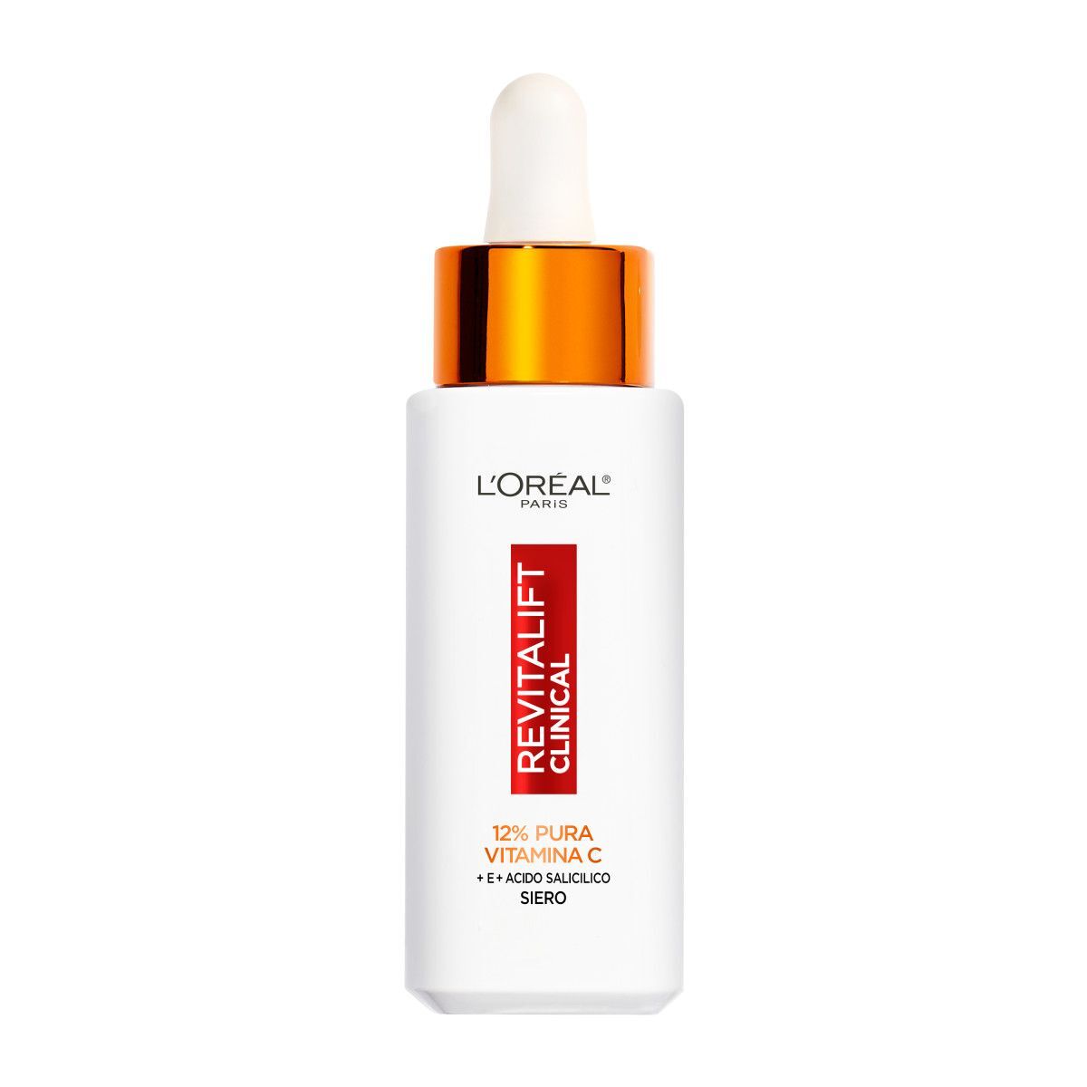 L'Oreal Revitalift Clinical 12% Pura Vitamina C Siero Viso Discromie Pori Rughe 30ml