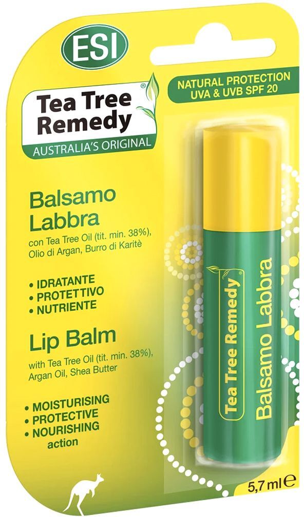 Esi Tea Tree Remedy Balsamo Labbra Spf20