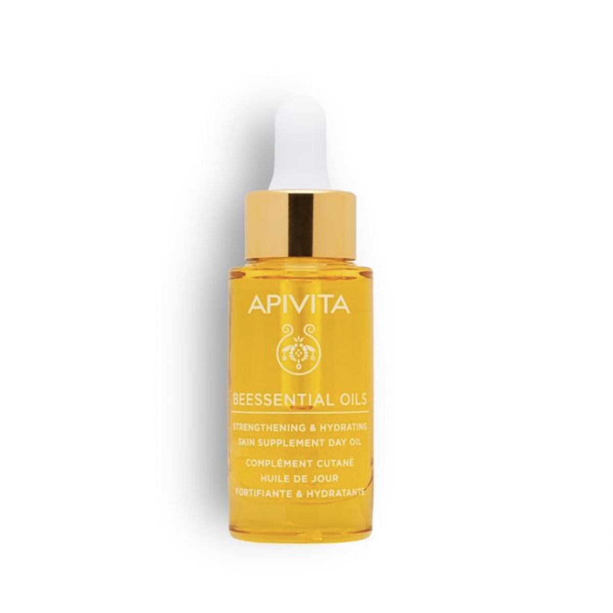 Apivita Beessential Olio Giorno Rinforzante E Idratante 15ml