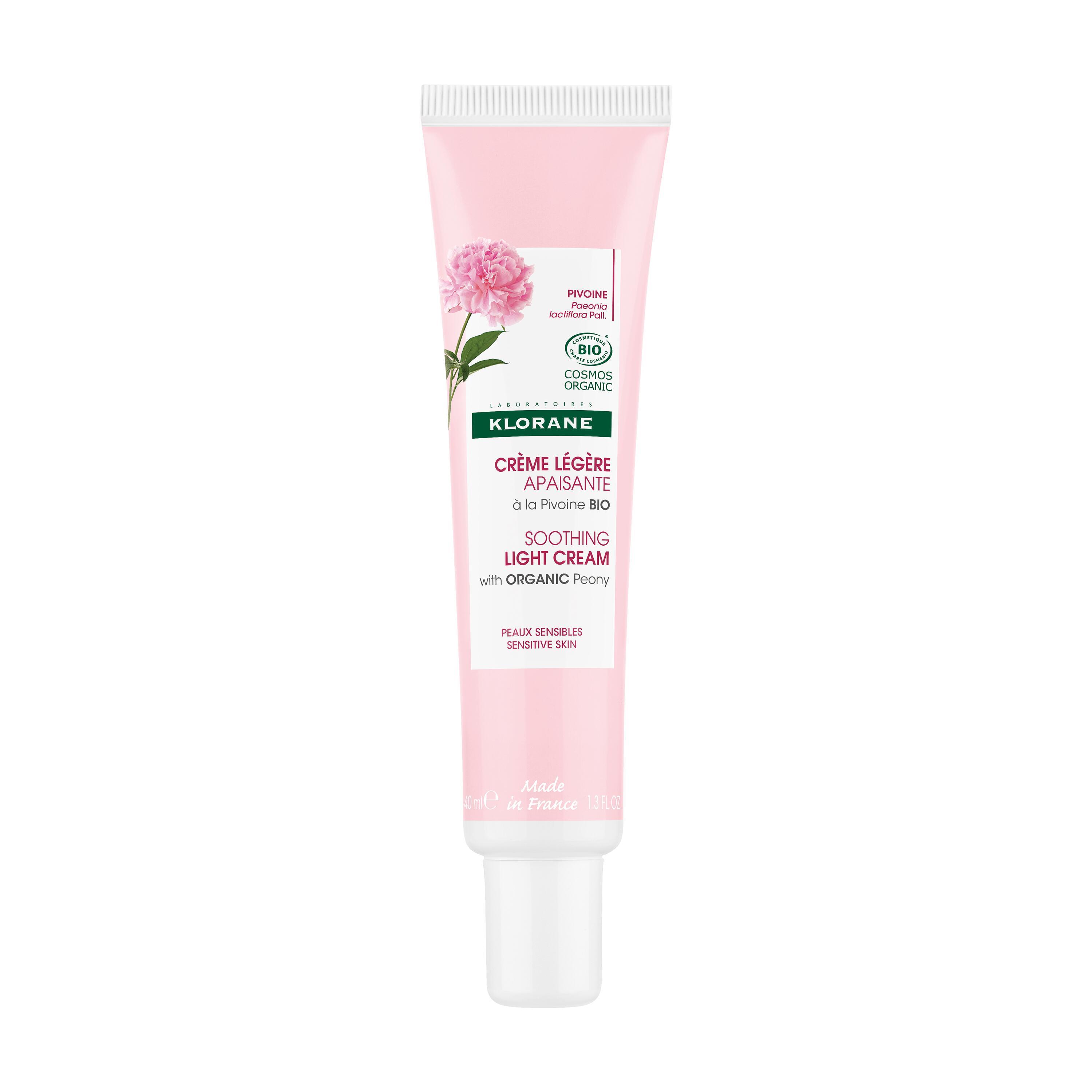 Klorane Crema Leggera Lenitiva Peonia Bio Pelle Sensibile 40ml