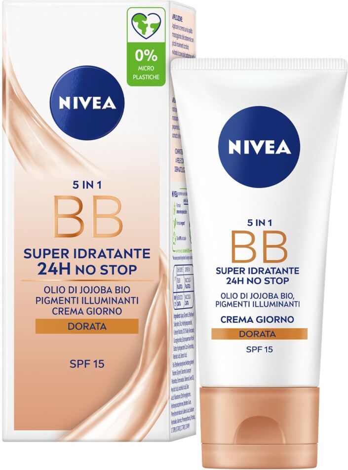 Nivea Essentials Bb Super Idratante + Uniformante Crema Giorno Spf15 Dorata 50ml