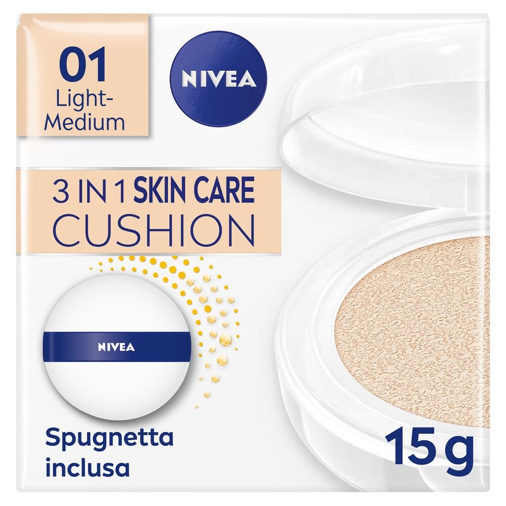 Nivea Q10 Plus Anti-rughe 3 In 1 Skin Care Cushion 01 Light - Medium 15ml