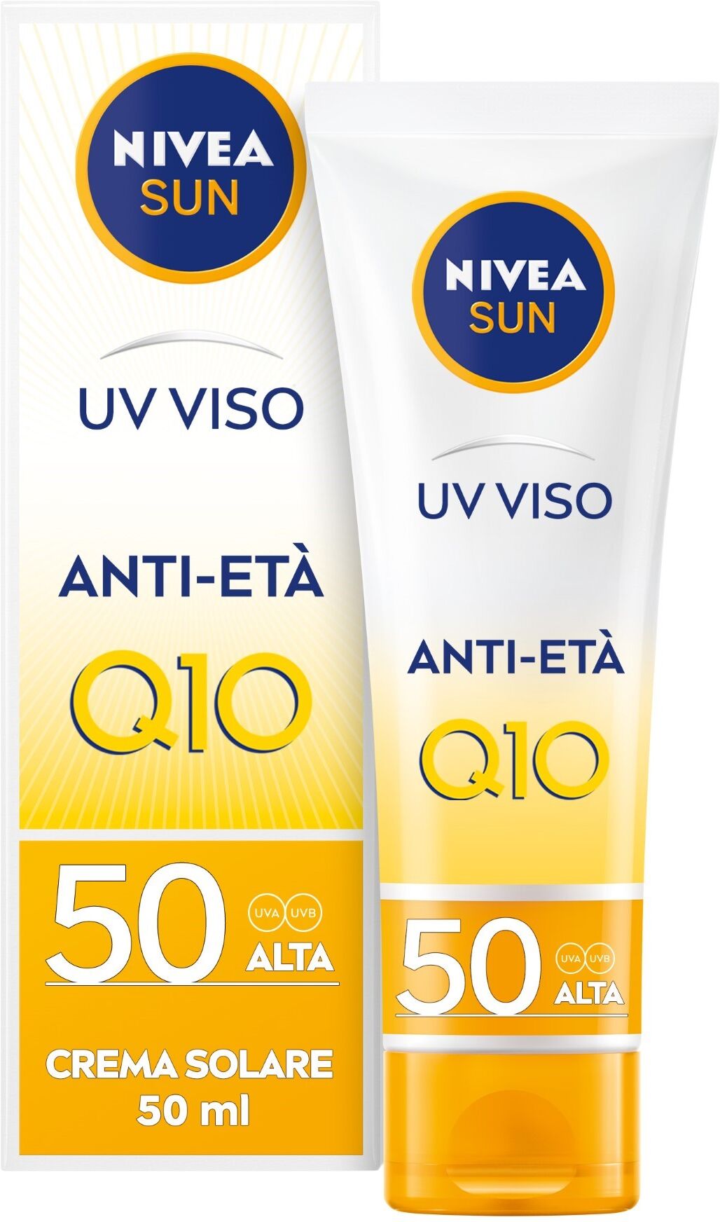 Nivea Sun Uv Viso Anti-rughe E Anti-macchie Fp50 50ml