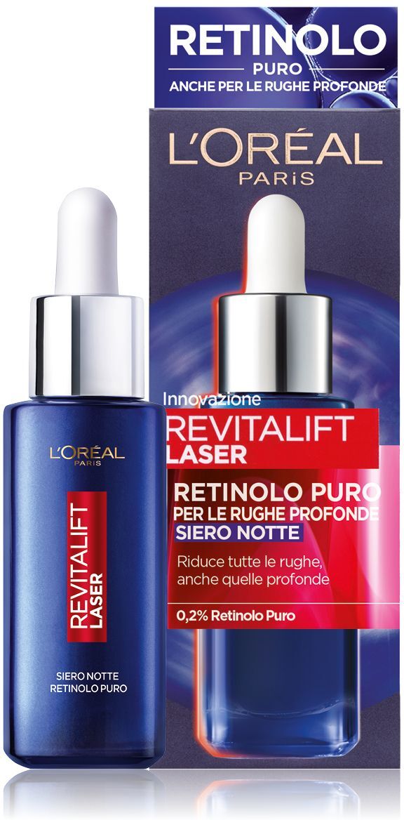 L'Oreal Revitalift Laser X3 Siero Notte Retinolo Puro 30ml