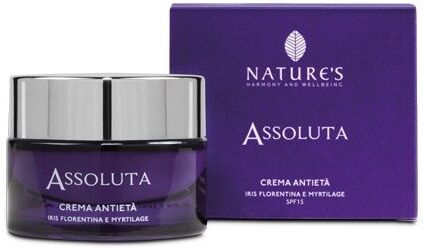 Nature's Assoluta Crema Viso E Collo Antietà Spf15 50ml