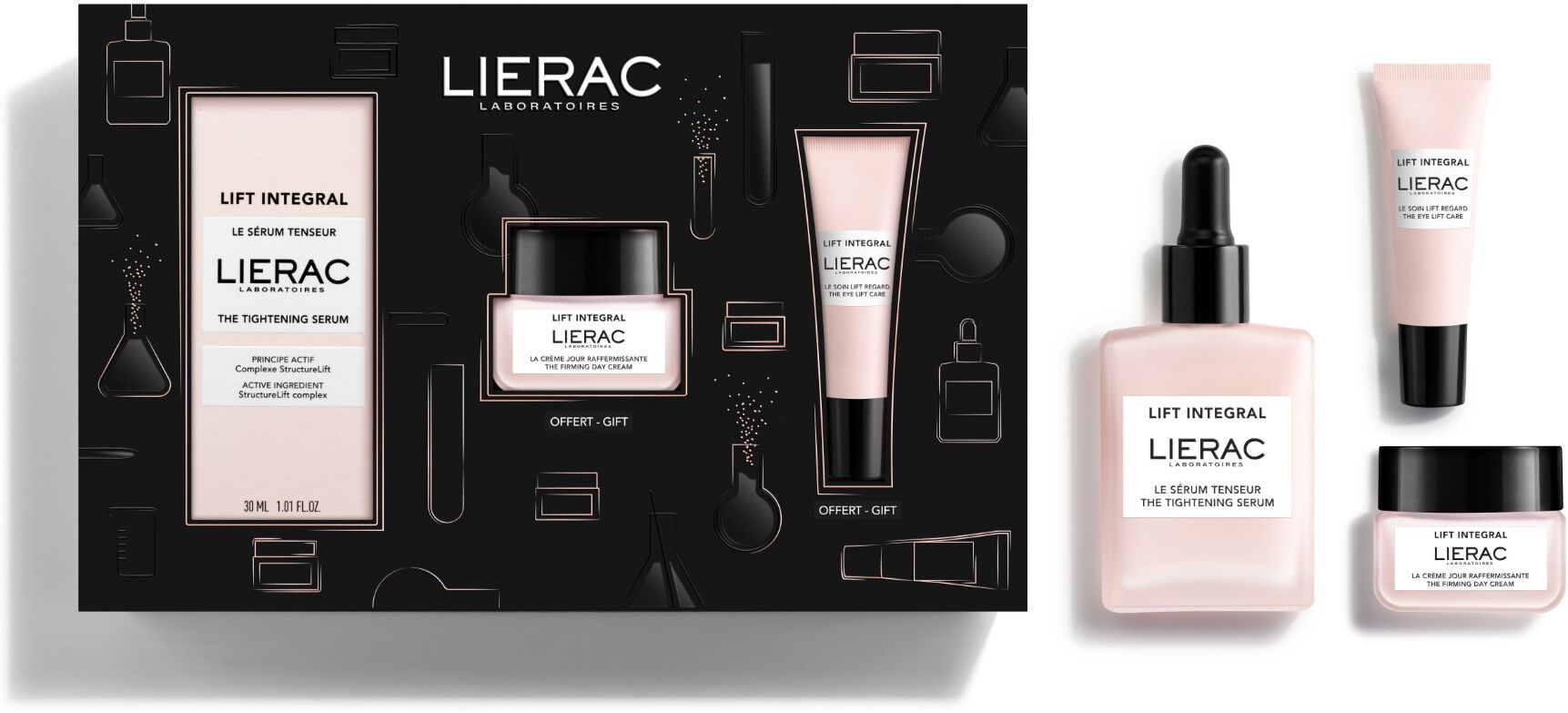 Lierac Lift Integral Cofanetto Siero 30ml + Crema 20ml + Trattamento Occhi 7,5ml