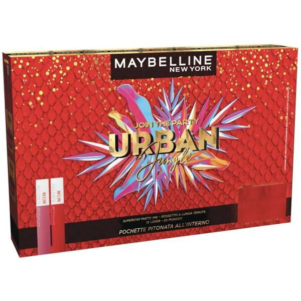 maybelline new york matte ink cofanetto labbra + pochette