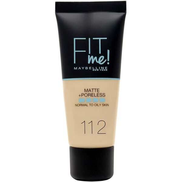 maybelline new york fit me matte poreless fondotinta soft beige