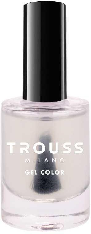 trouss smalto unghie gel top coat matte 01 finish opaco 10ml