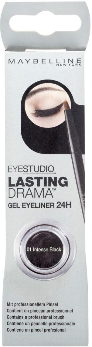 maybelline new york eyeliner lasting drama gel liner professionale 01 intense black