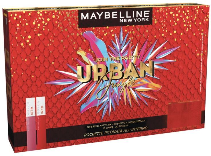 maybelline new york matte ink cofanetto labbra + pochette