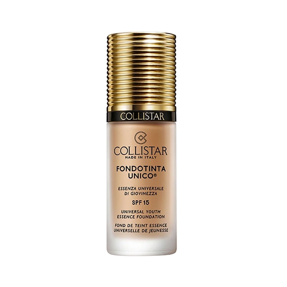 collistar fondotinta unico spf15 3g beige dorato 30ml