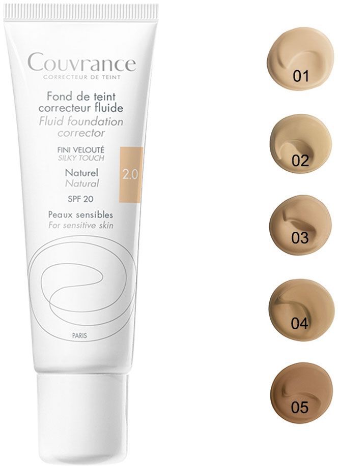 Avene Couvrance Fondotinta Fluido Naturale 30ml